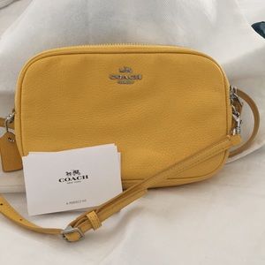 Coach double zip crossbody bag
